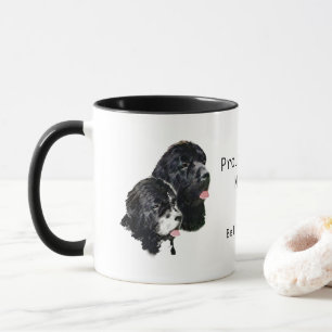 Caneca Cães de Terra Nova Orgulhosos, Mãe Personalizada