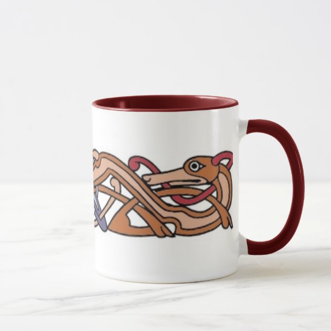 Caneca cães do knotwork (Direita)