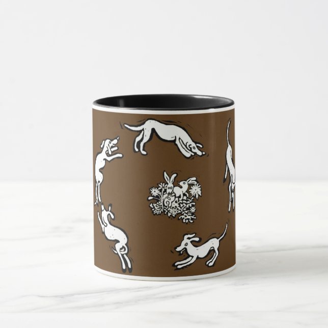 Caneca Cães e coelhos (Centro)