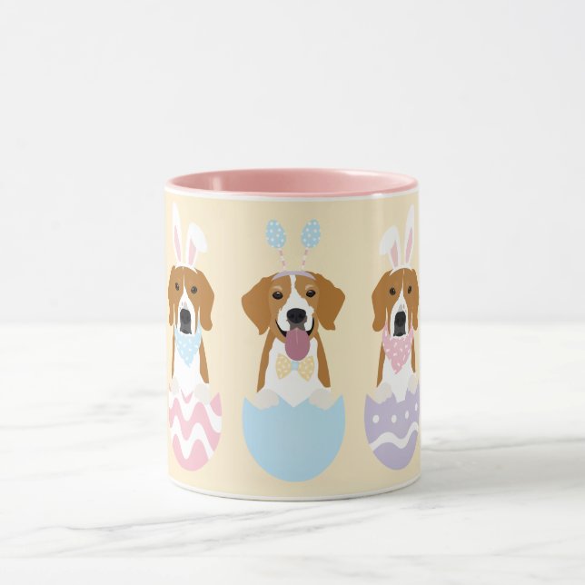 Caneca Cães felzs pascoa (Centro)