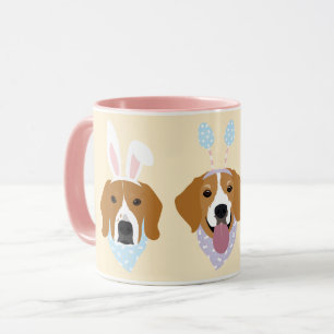 Caneca Cães felzs pascoa
