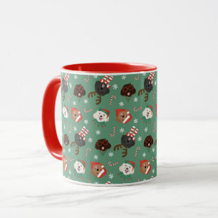 Caneca Cães Maltipoo de Natal