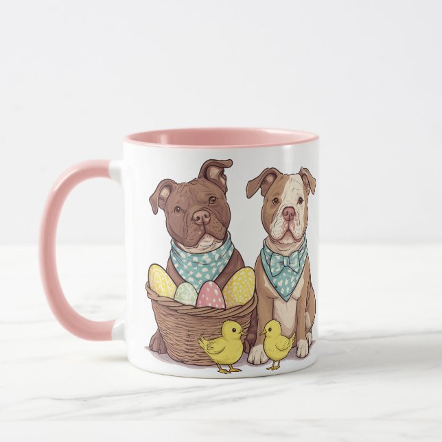 Caneca Cães Touro-páscoa (Esquerda)