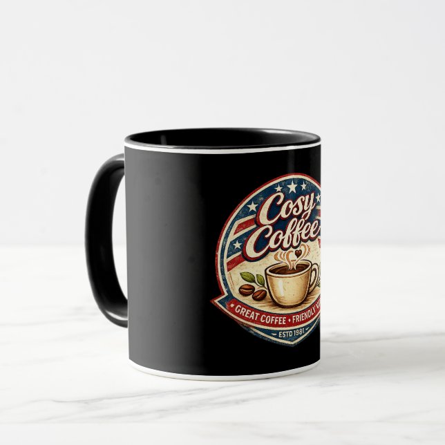 Caneca Café Aconchegante (Frente Esquerda)