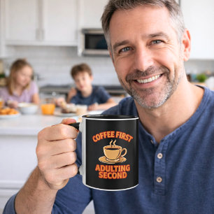 Caneca Café adulterando primeiro a segunda citação do hum