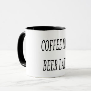 Caneca Café agora cerveja mais tarde
