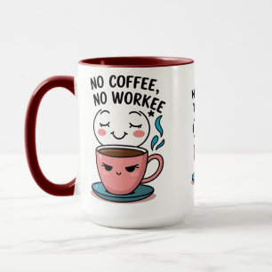 Caneca café amantes Engraçados Café Mug para Workaholics