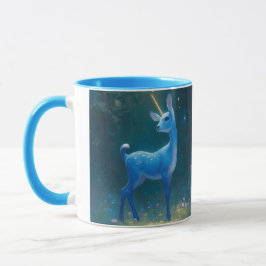 Caneca Café Azul Anime Fawnicorn/Tea Mug