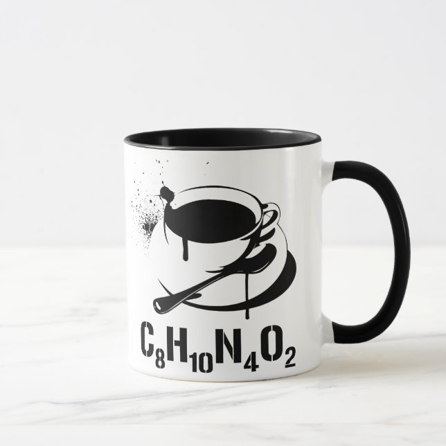 Caneca Café C8H10N4O2 (Direita)