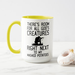 Caneca Café Caçador - Há espaço para todas as criaturas d