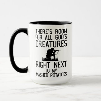 Caneca Café Caçador - Há espaço para todas as criaturas d