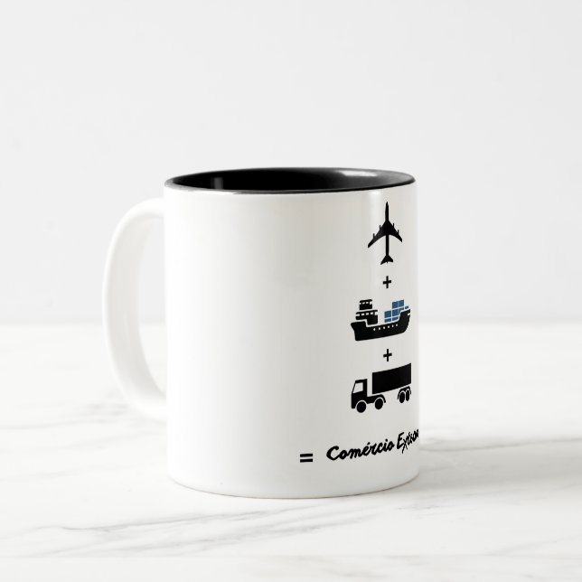 Caneca café (Caneca para tomar café comex) (Frente Esquerda)