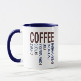 Caneca Café Christian Acronym Mug