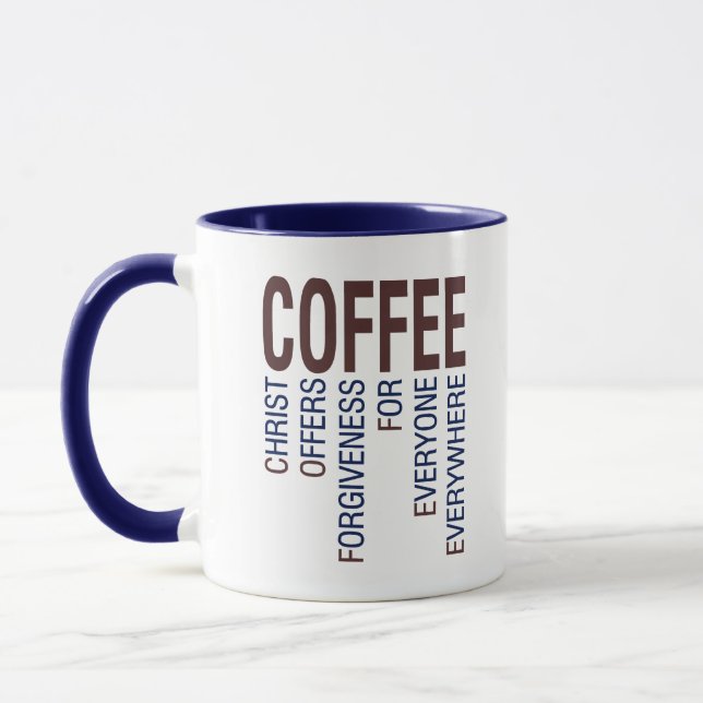 Caneca Café Christian Acronym Mug (Esquerda)