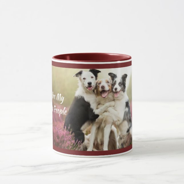 Caneca Café com Foto do Melhor Pai de Cães do Mundo  (Centro)