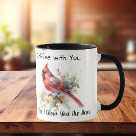 Caneca Café Com Você Porque Eu Sei Que Você Está Perto Mo