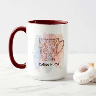 Caneca Café Comprado moderno ou Bar personalizado Barista