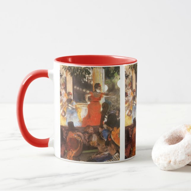 Caneca Café-Concerto nos Embaixadores de Edgar Degas (Com Donut)