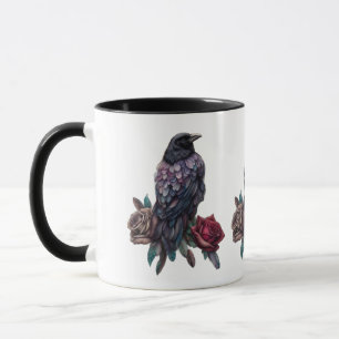 Caneca Café Corvo e Rosas
