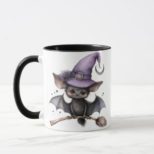 Caneca Café da Bruxa Negra do Halloween