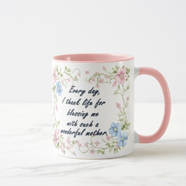 Caneca Café da Mãe Mug Eu Te Amo Mamãe Dom Mug (Direita)