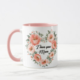 Caneca Café da Mãe Mug Eu Te Amo Mamãe Dom Mug