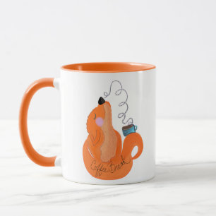 Caneca Café da Manhã da Raposa Moderna Fofa