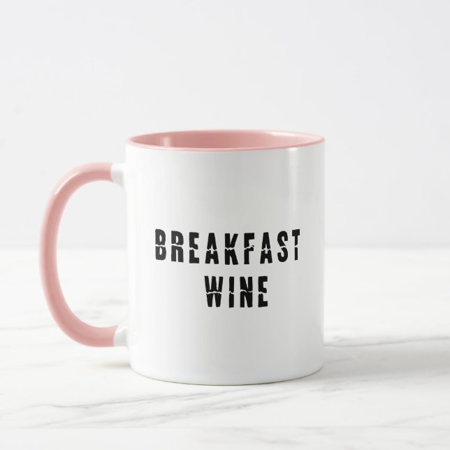 Caneca Café da Manhã Vinho Engraçado Trendê-Lo Café (Esquerda)