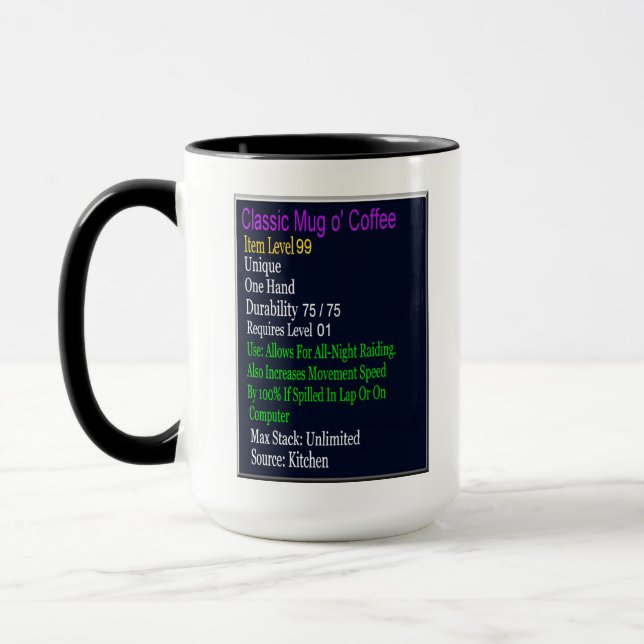 Caneca Café da Mug o' do Raider Clássico (Esquerda)