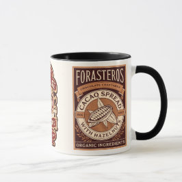 Caneca Café da vintage Shadbkosha e cacau Brown