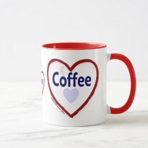 Caneca Café De Amor - Ringer Mug