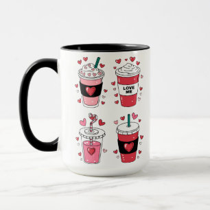 Caneca Café de Dia dos Namorados Amante de Café