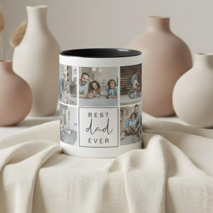 Caneca Café de Fotografia Personalizado do Melhor Pai Mod