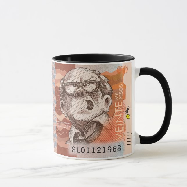 Caneca Café De Moeda Colombiana Mug 20 Mil Pesos (Direita)
