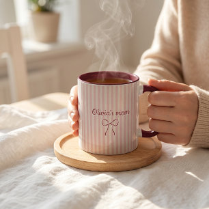 Caneca Café de Presente para Nova Mãe e Pai com Nome Pers