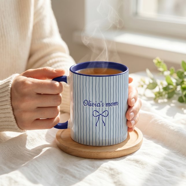 Caneca Café de Presente para Nova Mãe e Pai com Nome Pers (Criador carregado)