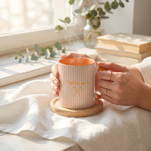 Caneca Café de Presente para Nova Mamãe-Papai com Nome Pe