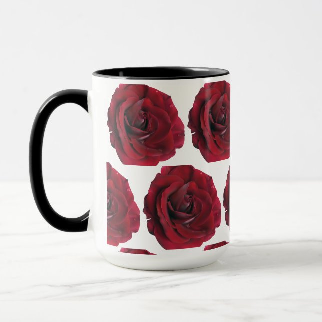 Caneca Café De rosa vermelha / Chá Mug Para Ela (Esquerda)