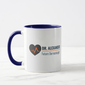 Caneca Café dermatologista personalizado para o futuro
