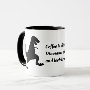 Caneca Café Dinossauro
