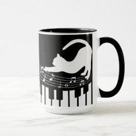 Caneca Café do Gato Classic Jazz Piano