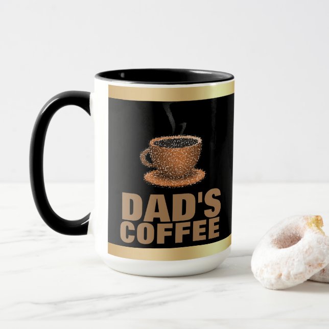 Caneca Café do pai (Com Donut)