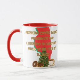 Caneca Café, Donuts e Música de Natal em Illinois