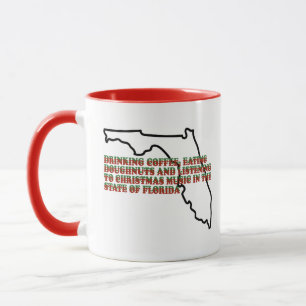 Caneca Café, Donuts e Música de Natal na Flórida 