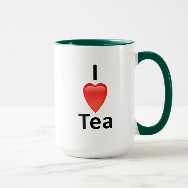 Caneca Café é Alienígena para mim/ Amo Chá (Direita)