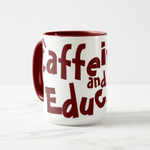 Café e Educar Frase Engraçada Professor Marrom