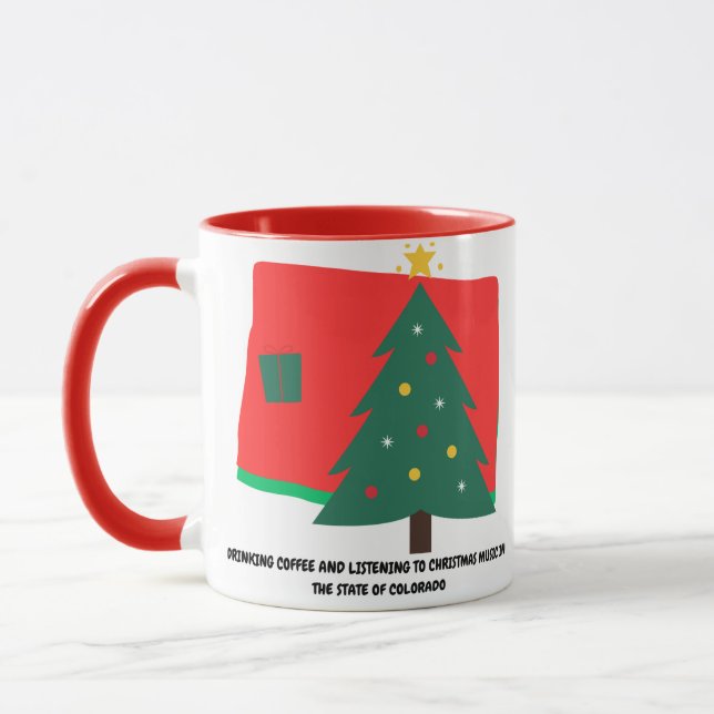 Caneca Café e Música de Natal no Colorado  (Esquerda)