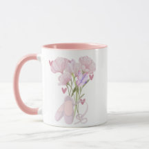 Café Estético de Sapatilhas de Ballet Floral Vinta