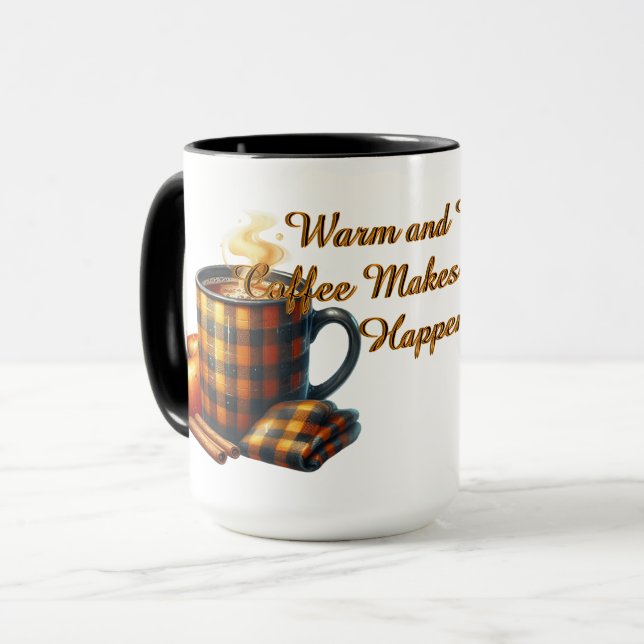 Caneca Café Faz as Coisas Acontecerem (Frente Esquerda)