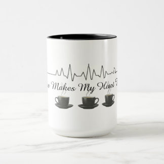 Caneca Café Faz Meu Coração Bater